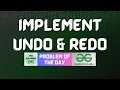 GFG POTD Implement UNDO REDO GFG Solutions 20-01-2026