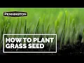 How to Plant Grass Seed - Pennington Grass Seed