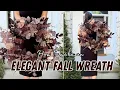 How to make an elegant fall wreath for your front door DIY wreath tutorial