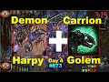 Demon Harpy Carrion Golem Carnage Chieftain Breaks The Game in 3 16 Scourge League Poe - 873
