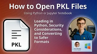 How to Open PKL Files Python Pickle Data