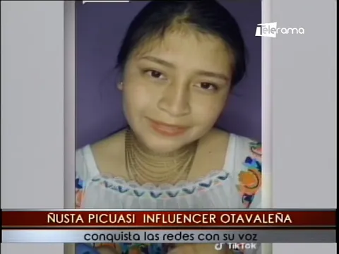 Ñusta Picuasi influencer otavaleña conquista las redes con su voz