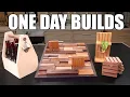 4 Easy one day woodworking projects