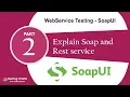 WebService Testing SoapUI Tutorial-2 Soap and Rest service SoapUI Certification 8743913121 100