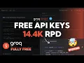 Groq Gives FREE AI APIs No Credit Card Free API Key For Developers