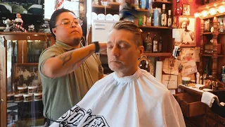 A Classic Trim Hair Styling With Old School Charm At Luna s Barbershop Carthage Texas