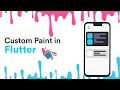 Flutter Custom Painter Custom Path Paint