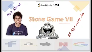 Stone Game VII Leetcode 1690 Live coding session