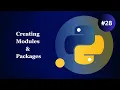 Creating Modules and Packages - Python Basics for Beginners