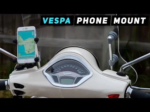 Download MP3 Vespa Phone RAM Mount TUTORIAL | Mitch's Scooter Stuff