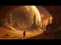 Download Lagu Golden Desert Planet 🏜️ 2-Hour Ancient Ambience | Sandstone City \u0026 Dying Star | Cyber Archaeologist