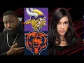 Download Lagu Chicago Bears vs Minnesota Vikings \u0026 Monday Night Raw | NFL Week 1 MNF | Live Commentary \u0026 Reaction