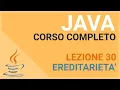 Inheritance - JAVA TUTORIAL 30
