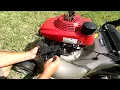 Honda mower hard start auto choke problem