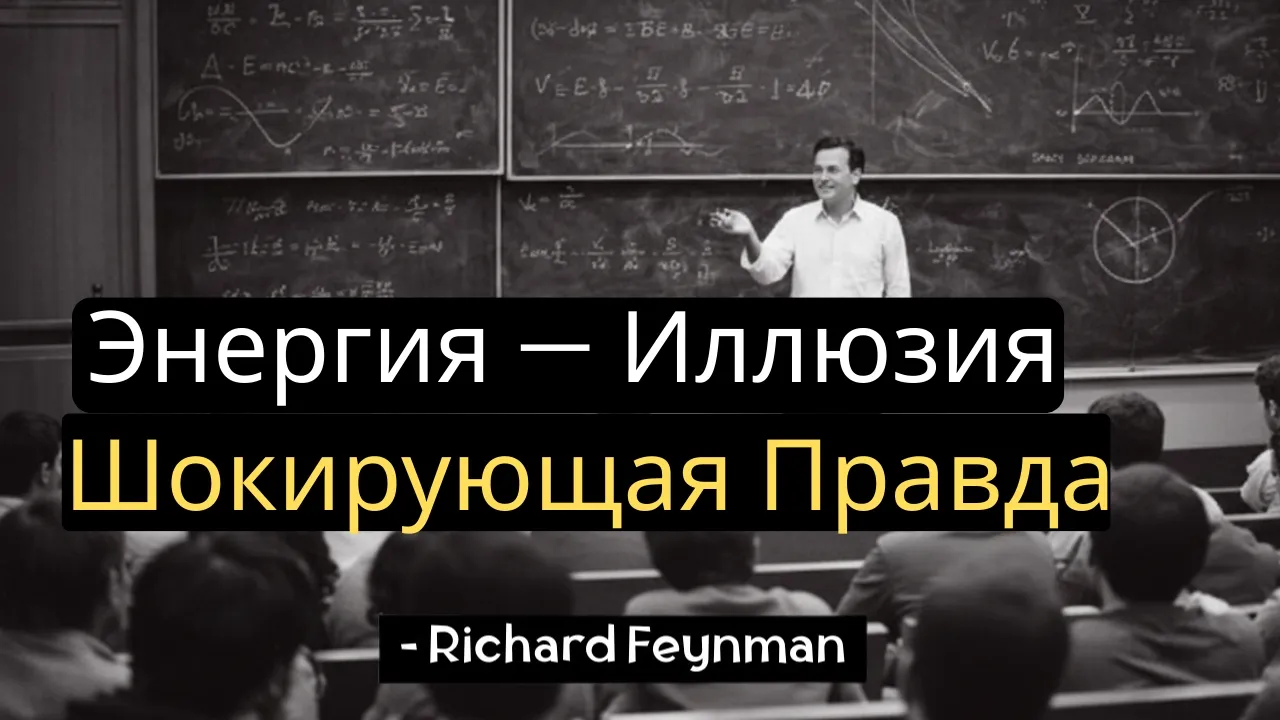 Энергии не существует: объяснение Фейнмана, которое лишит вас дара речи.