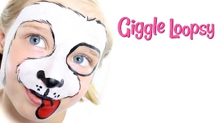 Puppy Dog Face Paint Tutorial by Giggle Loopsy