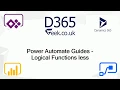 Power Automate Expressions How To less