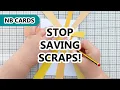 From Paper Scraps to Stunning Stitched Sunburst Card