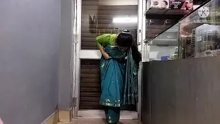silk saree draping