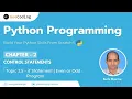2 5 - Simple if Program Check Even or Odd Number Python Control Statements