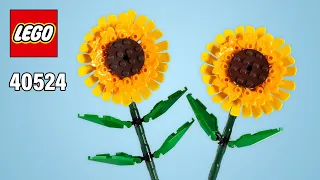 LEGO® Sunflowers (40524)[191 pcs] Step-by-Step Building Instructions | Top Brick Builder