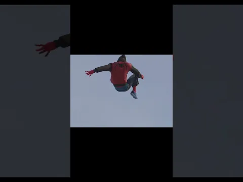 Spider-Man Rooftop Jump in India | RUTURAJ VFX #marvel #spiderman #comedyshortfilm