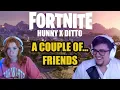 THE BEST FORTNITE COUPLE OF FRIENDS Hunny Ditto and Nasty Play CH 5