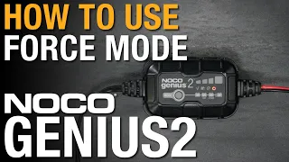 How to use force mode on your NOCO GENIUS2