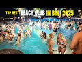 Bali Indonesia Nightlife Tour 4K Best Beach Clubs Bars Walk