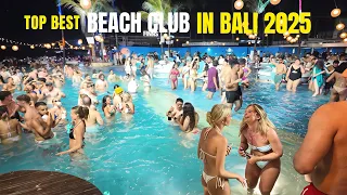 Bali Indonesia Nightlife Tour 4K Best Beach Clubs Bars Walk
