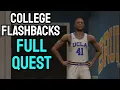 NBA 2k23 COLLEGE FLASHBACKS FULL QUEST FINISH FAST