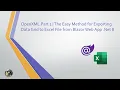 OpenXML Part 1 The Easy Method for Exporting Data Grid to Excel File from Blazor Web App Net 8