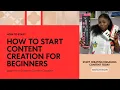 Download Lagu HOW TO START CONTENT CREATION FOR BEGINNERS 