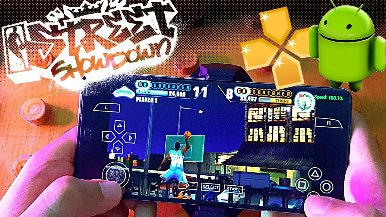 NBA Street Showdown Android Gameplay - PSP Emulator PPSSPP