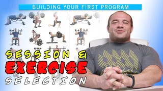 Building Your First program Session and Exercise Selection