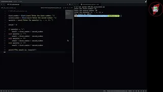 047 Writing A Simple Calculator - Comprehensive Python in Tamil