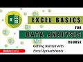 Getting Started Using Spreadsheets Excel Basics For Data Analysis Module 2 of 4