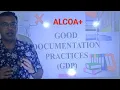 Good Documentation Practice GDP ALCOA Principles of GDP