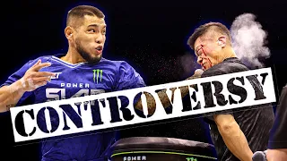 controversial match with chinese warrior power slap 17 zhao vs amantayev full match