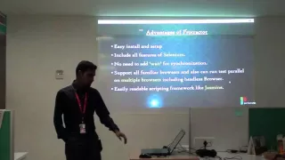 A session on Protractor to end testing