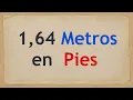 How much is 1 64 meters in feet 1 64 m in ft