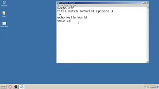 Batch Scripting Episode 3 - Loops Markers Goto Command