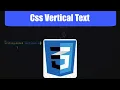 Css vertical text Css writing-mode tag css tutorial bangla