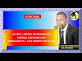 009 - ALEVEL APPLIED MATHEMATICS NORMAL DISTRIBUTION PROBABILITY FOR SENIOR 5 6