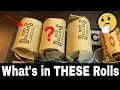 Bank Score - Big Dollar Coins Half Dollars and a 2 Red Seal Note