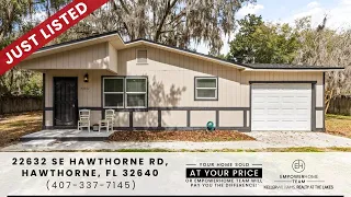22632 SE Hawthorne Rd Price Reduced Beautifully Renovated Home for Sale in Hawthorne FL