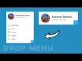 Dropdown Menu using HTML CSS Vanilla Javascript