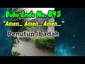 BE.845 - Penutup Ibadah || Amen (3x) || MUSIK Instrumen