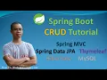 Spring Boot CRUD Tutorial with Spring C Spring Data JPA ThymeLeaf Hibernate MySQL
