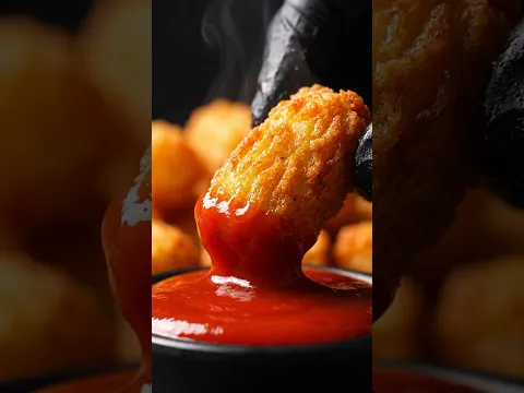 Golden Crispy Potato Bites | Squeeze & Sizzle | REAL SOUNDS ONLY